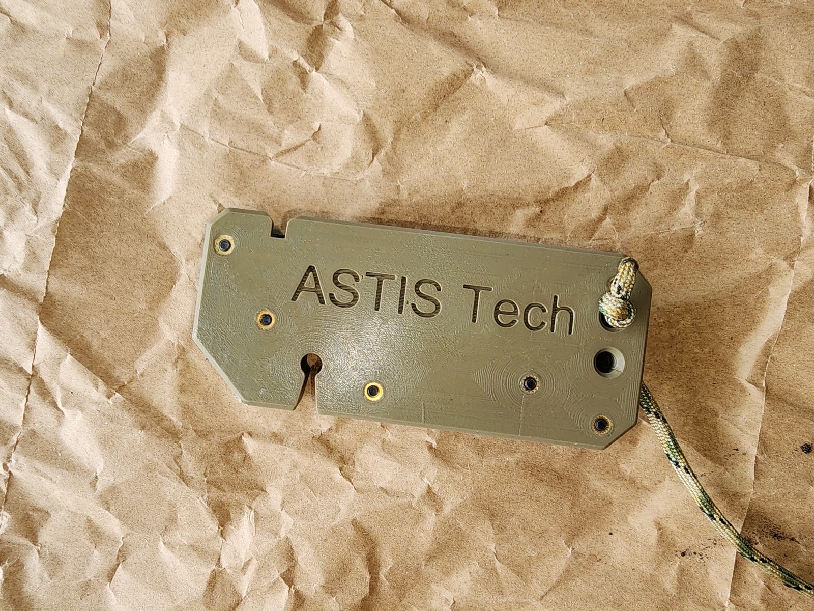 Machined guy-line plate